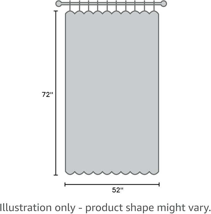 RYB HOME Solid Semi Sheer Curtains Rod Pocket Living Room/Bedroom, Linen Sheer Light Filtering Curtains 72 inches Long, White, W 52 x L 72 inch Length, 1 Pair