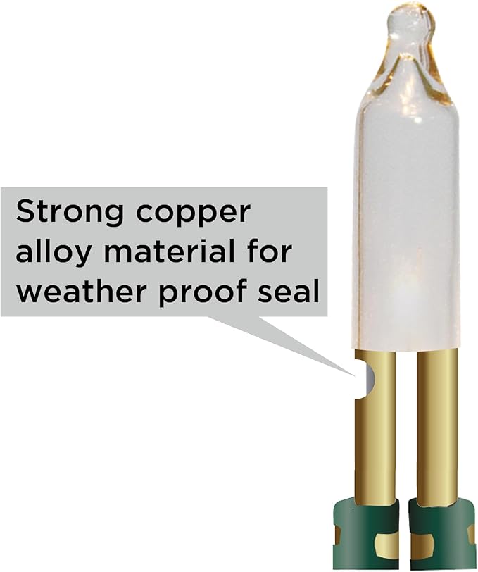 Brite Star 35 Lt Straight Line Lights, Multi, Green Wire