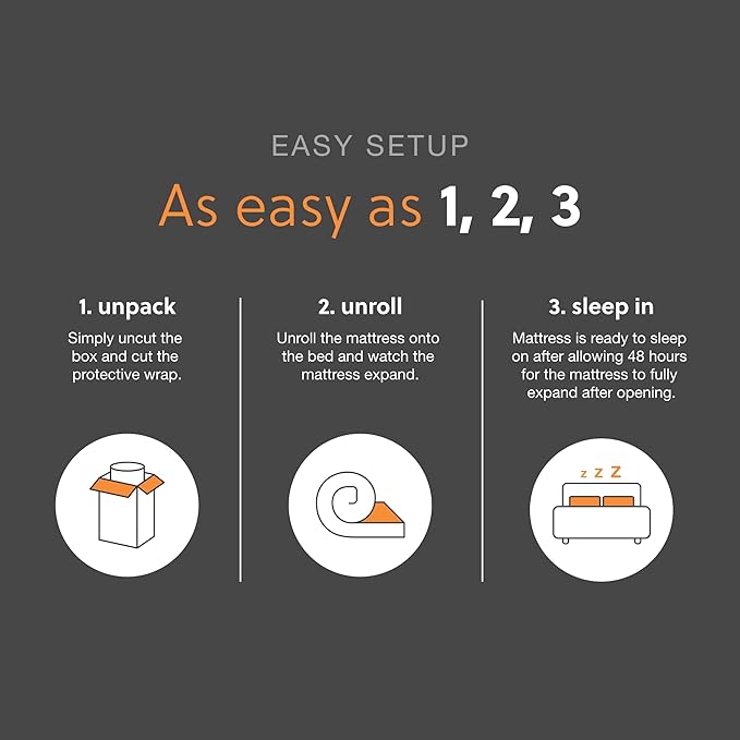 Signature Design by Ashley Full Size iKidz 7 Inch Firm Gel Memory Foam Mattress with Stretch Knit Cover & Pillow Included, Pink Coral, Fiberglass Free, Mattress in A Box