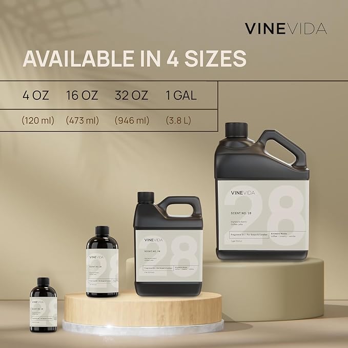 VINEVIDA Caribbean Breeze Fragrance Oil for Cold Air Diffusers - (32 Fl Oz) - Essential Oils for Diffuser Oil Refill & Air Freshener Room Spray
