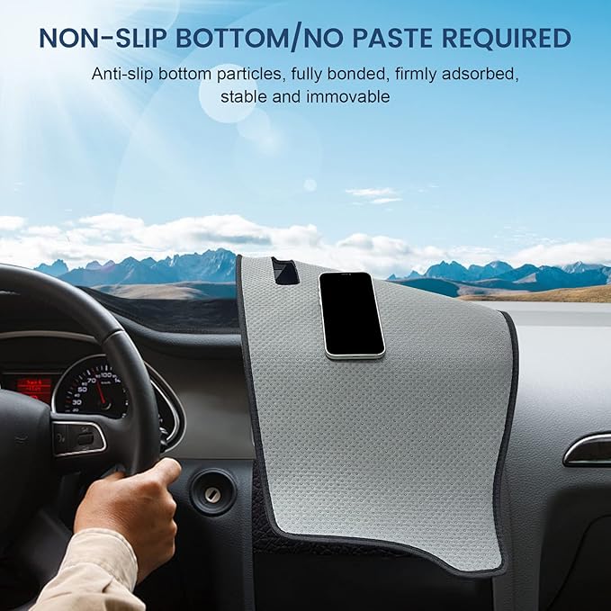 Dashboard Cover Mat Custom Fit for Toyota 86 GT86 FT86 Scion FR-S,for Subaru BRZ 2013-2016 Dash Cover Nonslip Dash Mat Protector Sunshade No Glare Black