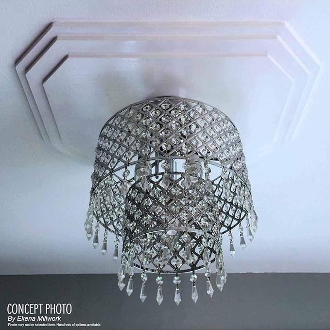 Ekena Millwork Bradford Ceiling Medallion, Bronze Blue Patina