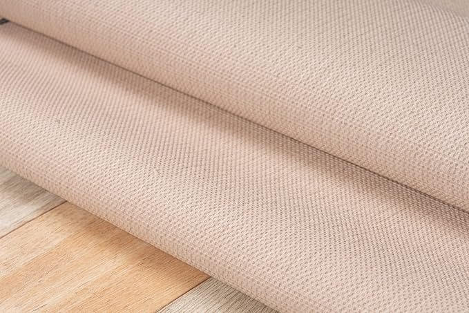 Custom Length Cut to Size Modern Farmhouse Carpet Runner Rug for Hallways, Non Slip Rubber Backed, 31 inch Wide X Customized Length, Geo Brown, 31 inch X 22 feet