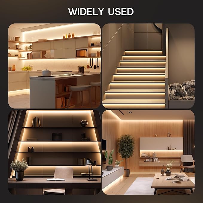 LED Strip Lights Daylight White 6000K,9.8ft 110-120V Neon Rope Lights,Flexible Silicone Outdoor Waterproof Neon Strip Lights for Bedroom,Mirror,Kitchen Cabinet, Living Room,Halloween Decor