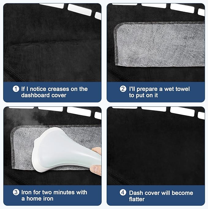 Dashboard Cover Mat Custom Fit for 2025 2026 Chevy Equinox (Not for EV) Dash Cover Nonslip Dash Mat Protector Sunshade No Glare Black