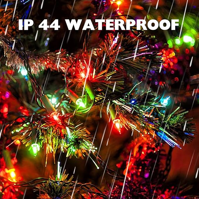 Dazzle Bright Christmas Mini String Lights, 30FT 150 Incandescent Light Up Fairy Lights with UL Certified Xmas Decorations for Indoor Outdoor Yard Party Christmas Tree Decor (Multi-Colored, 1)