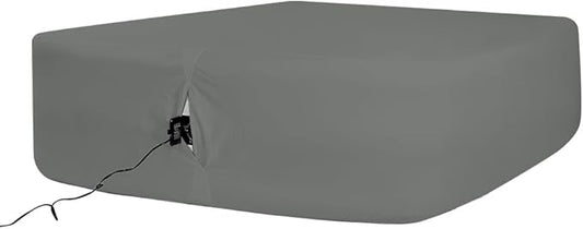 Bedecor Air Bed Sheets for Mattress Cover Removable Bed and Elastic Band Super Soft and Breathable & Deep up to 21" Dark Gray Twin
