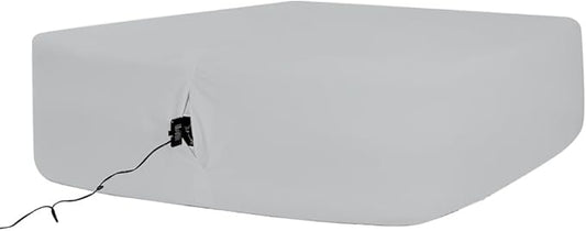 Bedecor Air Bed Sheets for Mattress Cover Removable Bed and Elastic Band Super Soft and Breathable & Deep up to 21" Light Gray King