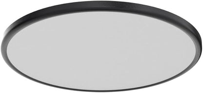 TALOYA 18 Inch Black Flush Mount Led Ceiling Light Fixture for Living Room Dining Room Ultra-Thin Round Surface Mounted Fixture Brightness Dimmable Equivs to 260W Traditional Led Bulb