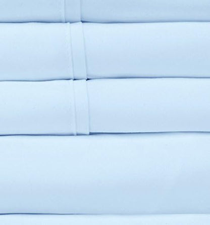 Twin Size Bed Sheets - 4 Piece 1500 Supreme Collection Fine Brushed Microfiber Deep Pocket Twin Sheet Set Bedding - 1 EXTRA PILLOW CASES, GREAT VALUE, Twin, Aqua