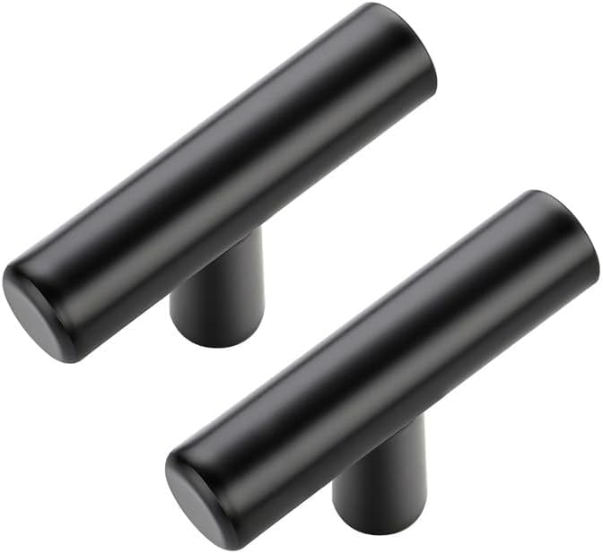 JOY DECOR 40 Pack Cabinet Knobs, Black Cabinet Handles, 2in Kitchen Cabinet Knobs, Single Hole Drawer Knobs for Dresser Drawers