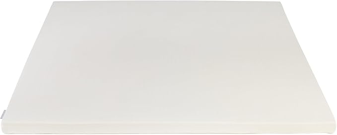 Pure Green Natural Latex Mattress Topper w/Jersey Cover - Medium Firmness - 3 Inch - Twin Size (GOTS Certified Organic)