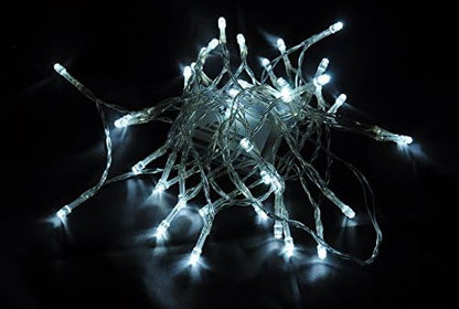 Karlling Battery Operated White 40 LED Fairy Light String Wedding Party Xmas Christmas Decorations(White,5 Pack)