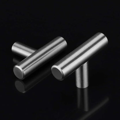 LONTAN 100 Pack Brushed Nickel Cabinet Knobs for Dresser Drawers LS201BSS Kitchen Cabinet Knobs Brushed Nickel Cabinet Pulls Modern Drawer Knobs