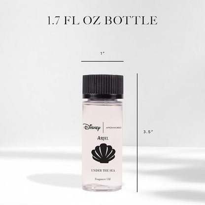 Aroma360 | Disney Under The Sea Fragrance Oil Blend | The Little Mermaid | Princess Ariel | Luxury Essential Oil Diffuser | Aromatherapy Scent Diffuser Oil | Bergamot, Ivy and Ocean 1.7 fl oz, 50 mL