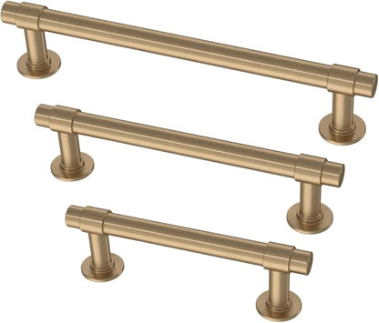 Franklin Brass Bar (20-Pack) Cabinet Handles 3" Hole Center Pulls | Champagne Bronze Hardware Kitchen Door, Drawers, Dressers, Furniture P29520K-CZ-B2
