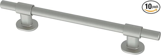 Franklin Brass Adjusta-Pull (10-Pack) Adjustable Drawer Pulls | Fits 1-3/8 to 6-5/16 Inch Hole Centers | Satin Nickel Cabinet Handles| Francisco P44365-SNM-B2