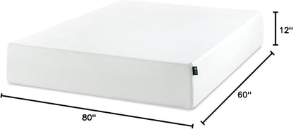ZINUS 12 Inch Queen Green Tea Memory Foam Mattress [New Version], Fiberglass free, Medium Firm Feel, Zoned Pressure Relief, Certified Safe Foams & Fabric, Mattress in A Box