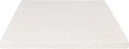 Pure Green Natural Latex Mattress Topper w/Luxury Cover - Soft - 3 Inch - Twin Size (GOLS Certified Organic)
