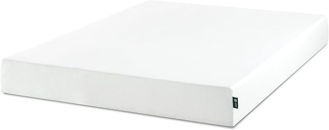 ZINUS 8 Inch King Green Tea Memory Foam Mattress [New Version], Fiberglass free, Medium Firm Feel, Zoned Pressure Relief, Certified Safe Foams & Fabric, Mattress in A Box