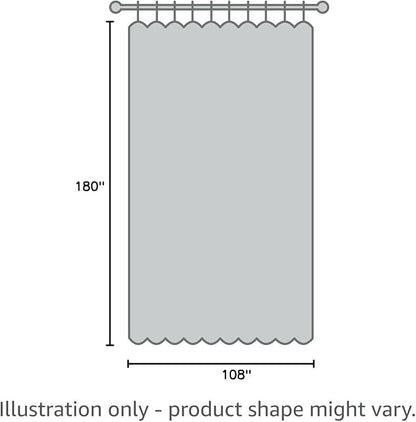 NICETOWN Closet Door Curtain, Room Separator Heavy Curtains Screens Partitions, Utter Blackout Extra Large Grommet Top Folding Room Dividers Panel (1 Piece, 9ft Tall x 15ft Wide, Black)
