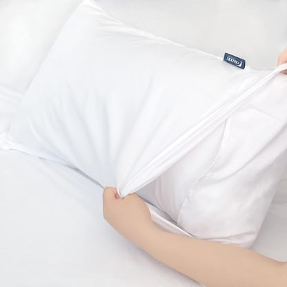 Extra Deep Pocket Air Mattress King Sheet Set - 3Pcs Side Storage Pocket Fitted Sheet & Pillowcase King Size Deep Pocket Sheet Set Easily Fits 16in to 24in Pillow Top Air Bed Mattress-White