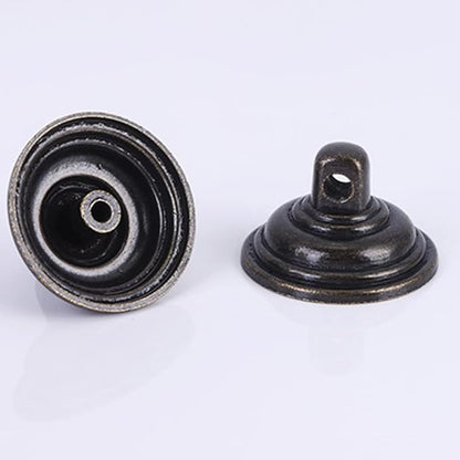 4PCS Retro Dresser Drawer Drop Bail Pulls Handles Classic Metal Swing Handles Hole Centers for Kitchen Bedroom Decoration (Iron Black)