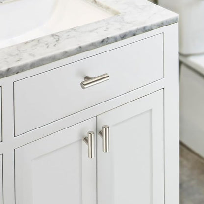 JOY DECOR 15 Pack Cabinet Knobs, Brushed Nickel Cabinet Handles, 2in Kitchen Cabient Knobs, Single Hole Drawer Knobs for Dresser Drawers