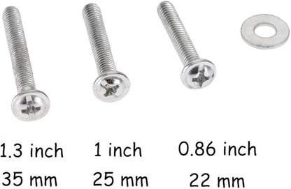 Joyhey 4 Pack 30 mm Diamond Shaped Glass Crystal Knobs with 3 Size Screws for Cabinet, Drawer, Cupboard, Dresser