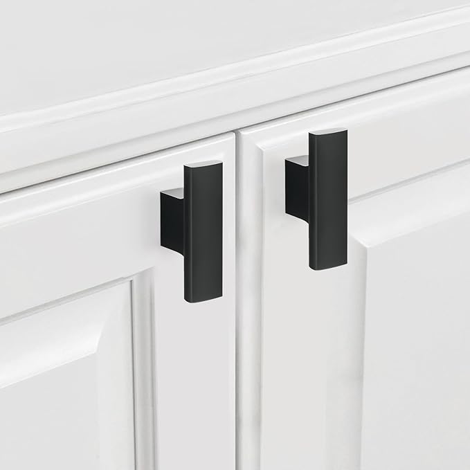 30 Pack Kitchen Cabinet Knobs Matte Black Cabinet Knobs Black Drawer Knobs Solid Kitchen Hardware