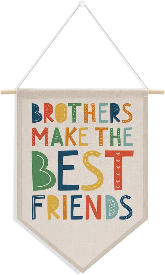 Inspirational Gifts Ideas Boys Room Wall Decor Playroom Wall Decor Canvas Hanging Pennant Flag Banner Wall Sign Decor Gift for Nursery Bedroom Playroom Game Room Front Door Boy Birthday Gift