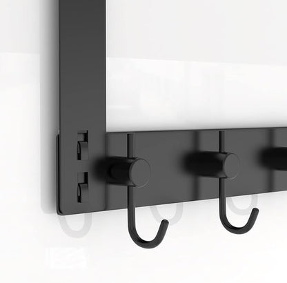 VAEHOLD Over The Door Hooks for Hanging Clothes, Heavy-Duty Door Hooks Organizer for Towel, Coat, Bag, Robe