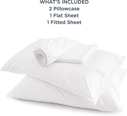 Bedsure California King Sheet Sets, Cooling Sheets, Rayon Derived from Bamboo, Deep Pocket Up to 16", Breathable & Soft Bed Sheets, Hotel Luxury Silky Bedding Sheets & Pillowcases, White
