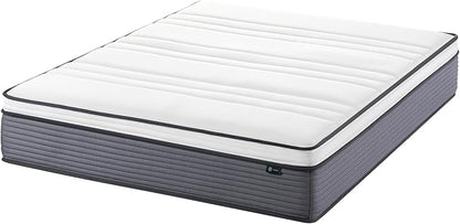 ZINUS 12 Inch True Support Hybrid Mattress [New Version], Queen, Fiberglass Free, Medium Feel, Motion Isolation, Certified Safe Foams & Fabric, Mattress in A Box