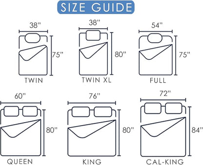 Marine Moon California King Mattress Topper, Extra Thick Bed Topper, Cooling Plush Pillow Top Mattress Toppers Soft Down Alternative Pad, Hotel Quality Pillow Topper, Cal King