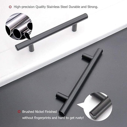 homdiy 20Pack 4.5in Cabinet Handles Black Kitchen Cabinet Pulls Drawer Pulls for Dresser Drawers