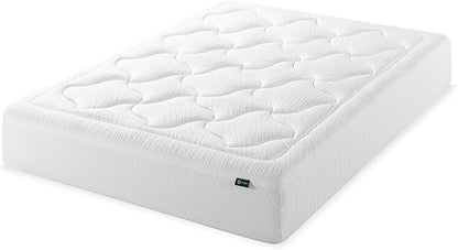 ZINUS 12 Inch Cloud Memory Foam Mattress, Twin, Fiberglass Free, Pressure Relieving, Mattress in A Box, CertiPUR-US Certified, White