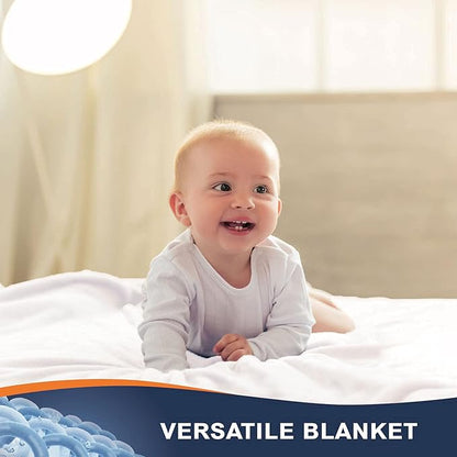 Walensee Fleece Blanket Plush Throw Fuzzy Lightweight (Twin Size 60x80 White) Super Soft Microfiber Flannel Blankets for Couch, Bed, Sofa Ultra Luxurious Warm and Cozy for All Seasons