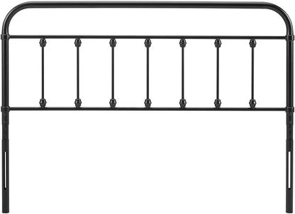 Modway MOD-6153-BLK Sage Full Metal Headboard, Black
