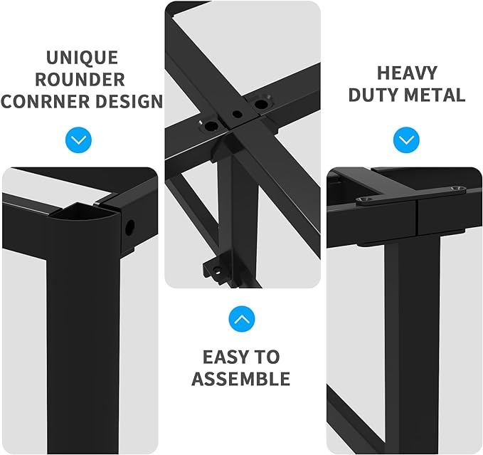 Queen Box Spring, 9 Inch Box Spring for Queen Bed, Heavy Duty Metal Frame Mattress Foundation Support for 3000lbs, Easy Assembly, Noise Free, Non Slip