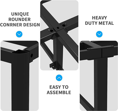Queen Box Spring, 9 Inch Box Spring for Queen Bed, Heavy Duty Metal Frame Mattress Foundation Support for 3000lbs, Easy Assembly, Noise Free, Non Slip