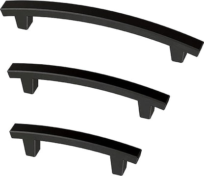 Franklin Brass Pierce (5-Pack) Cabinet Handles 3' Hole Center Matte Black Kitchen Drawer Pulls Dresser, Furniture Hardware P29519K-FB-B