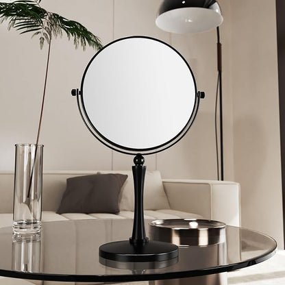 Nicesail 8' Desk Vanity Mirror, Double-Sided with 1X/7X Magnification, Makeup Mirror for Home, Hotel, Desktop