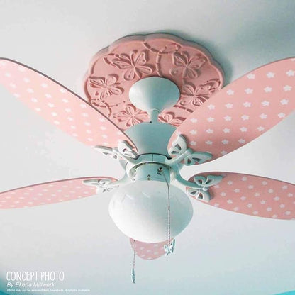 Ekena Millwork CM12BRPGS 12-1/2" x 3-7/8" x 3/4" Bradford Ceiling Medallion, Pharaoh's Gold