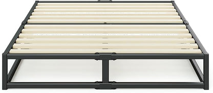 Zinus Joseph 10 Inch Platform Bed Frame, Wood Slat Support, No Box Spring Needed, Eco Friendly WonderBox(TM) Packaging, Easy Assembly, Black, Queen