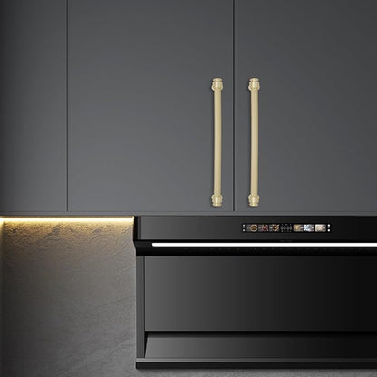 10 Pack 12-3/5 inch(320mm) Brushed Brass Kitchen Cabinet Handles Cabinet Pulls Gold Drawer Pulls Kitchen Cabinet Hardware Handles Dresser Handles