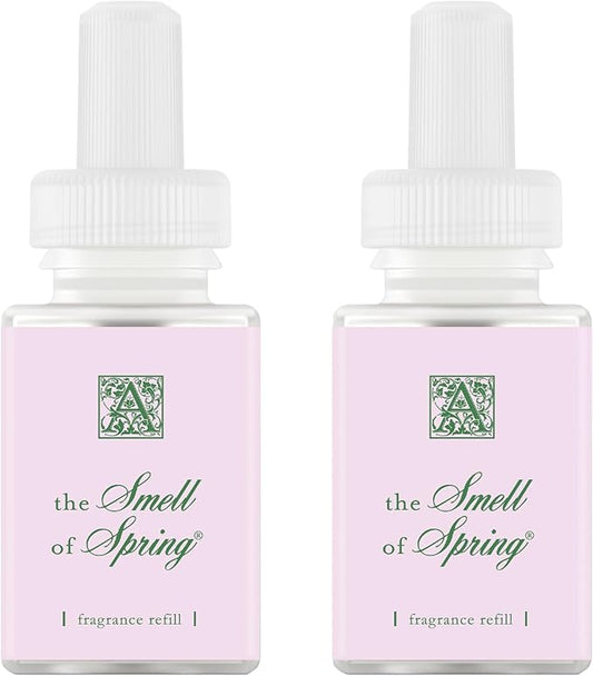 Pura & Aromatique Home Scent Refill - Smart Home Air Diffuser Fragrance - Up to 120-Hours of Luxury Fragrance per Refill - Household Essential - Clean Diffuser - Smell of Spring - 2 Pack