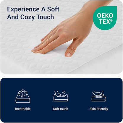 Avenco Twin Size Mattress 8 Inch, Memory Foam Twin Mattress in a Box for Comfort Sleep & Pressure Relief, CertiPUR-US Certified for Medium Firm Mattresses