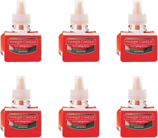 Yankee Candle ScentPlug Refill, Macintosh (Pack of 6)