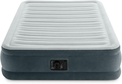 Intex Comfort Plush Mid Rise Dura-Beam Airbed with Built-in Electric Pump, Bed Height 13", Full
